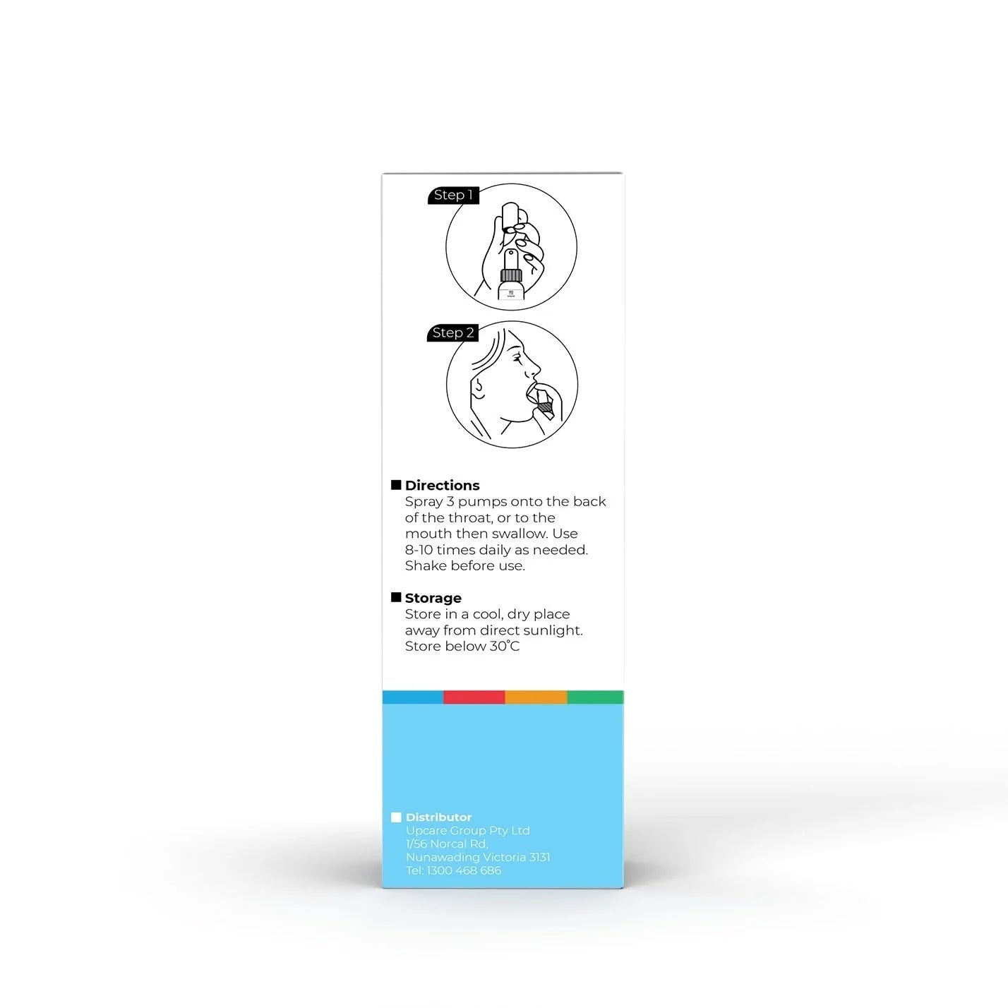 UPplus KBD Spray Oral bottle for respiratory support