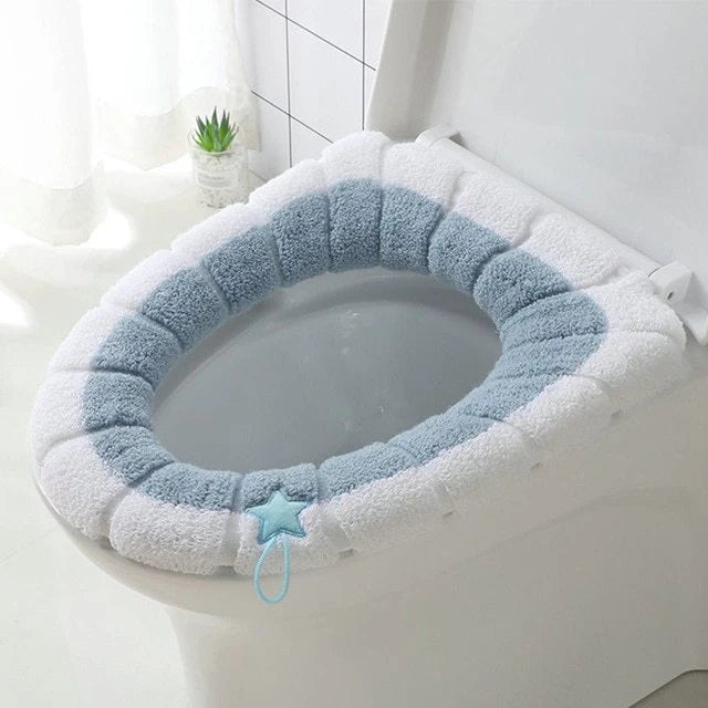 Nordic toilet seat cushion in various colors - soft, warm, and washable