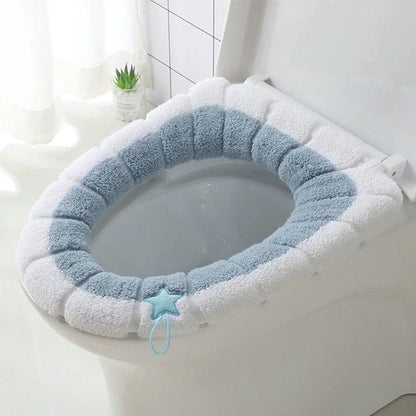Nordic toilet seat cushion in various colors - soft, warm, and washable