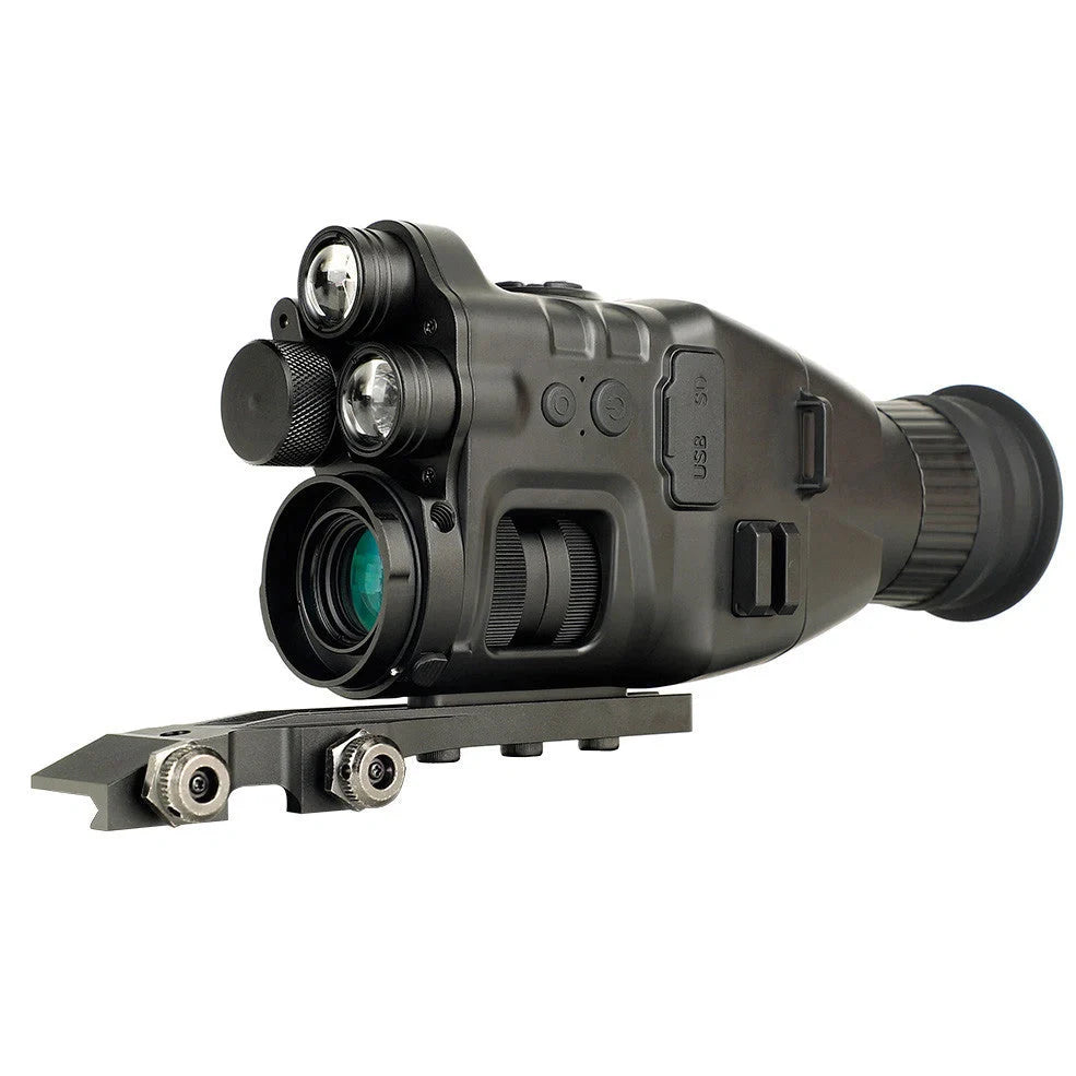 CY789 HD night vision photography instrument showing compact 106×97×47mm dimensions and optical components