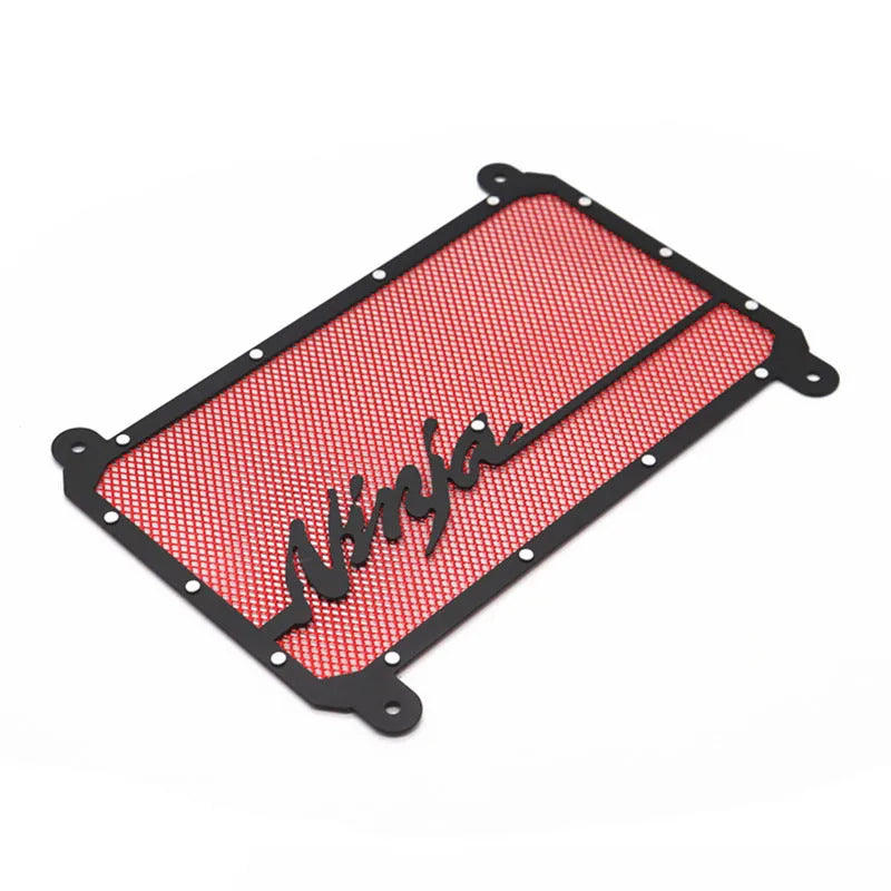 Kawasaki Z400 Ninja 400 radiator guard mesh cover in black gold green or red colour options