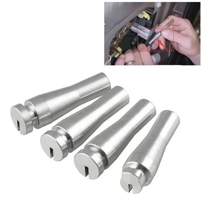 Four silver aluminium cab rear latch parts for Ford F150 F250 F350 repair kit