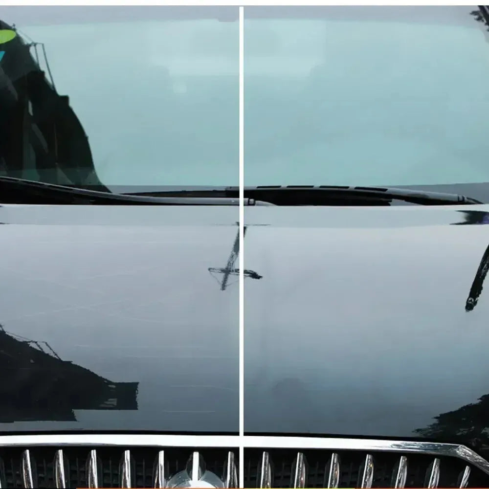 Car coating agent spray bottle with liquid polish for water-repellent vehicle protection