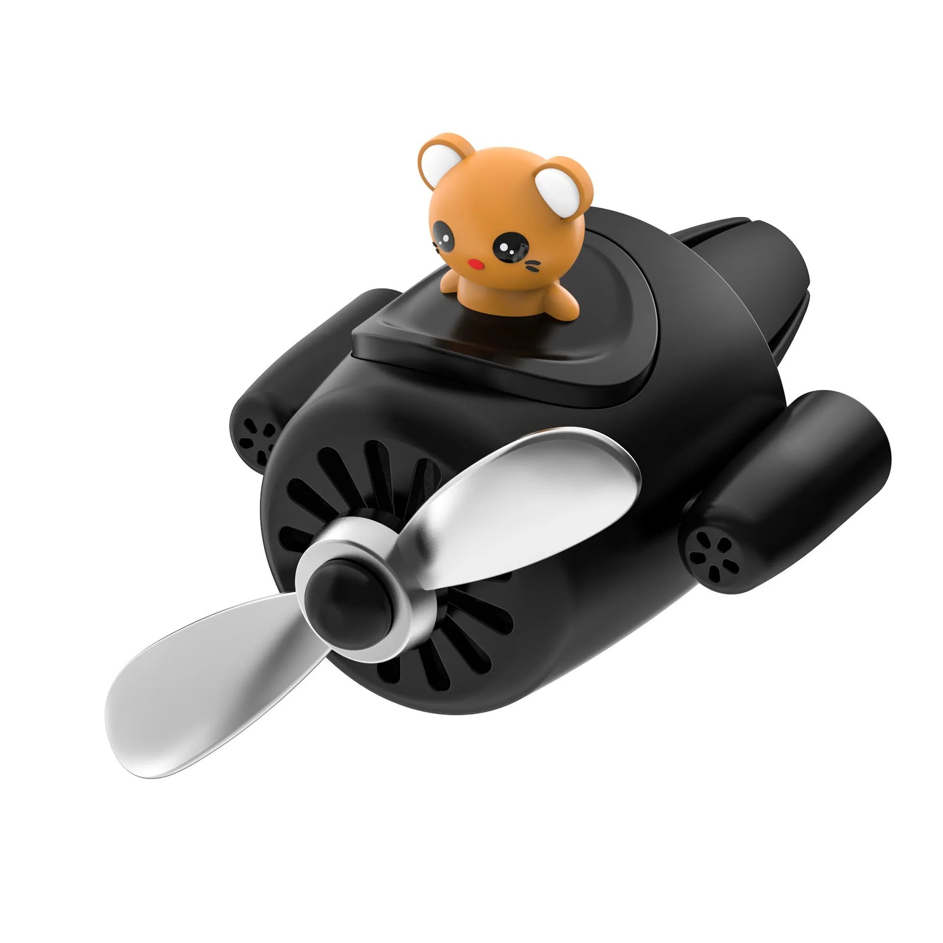 Cartoon aeroplane shaped car air outlet aromatherapy diffuser in choice of colours with fragrance pads