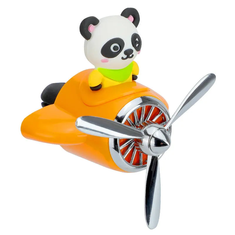 Cartoon aeroplane shaped car air outlet aromatherapy diffuser in choice of colours with fragrance pads