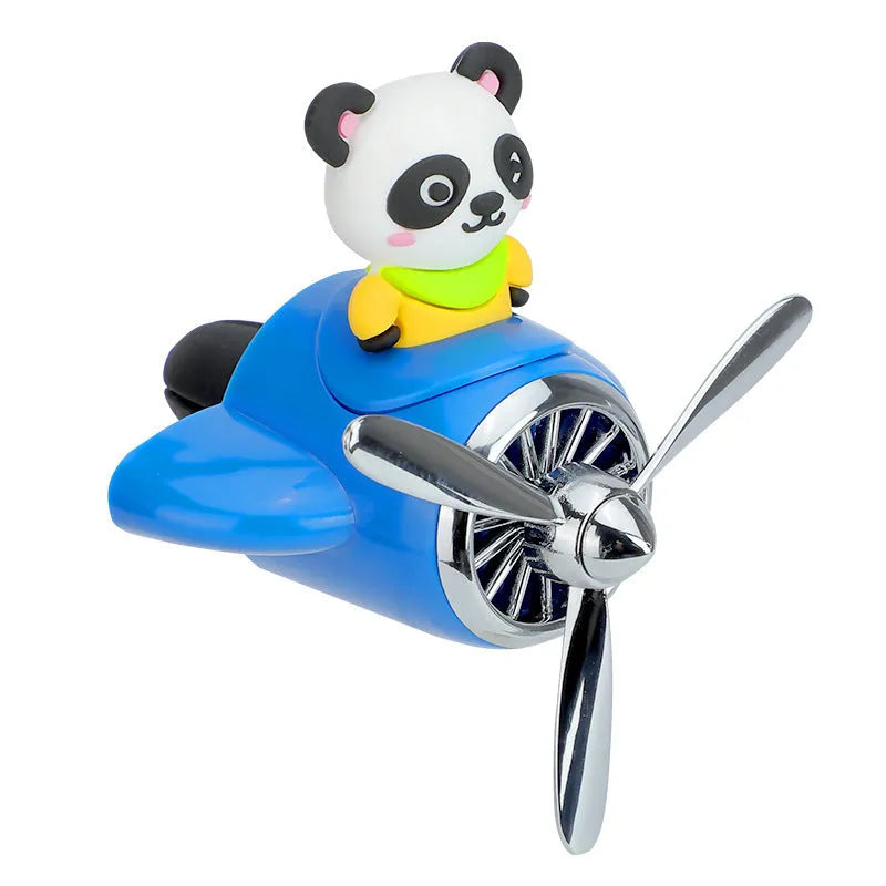 Cartoon aeroplane shaped car air outlet aromatherapy diffuser in choice of colours with fragrance pads