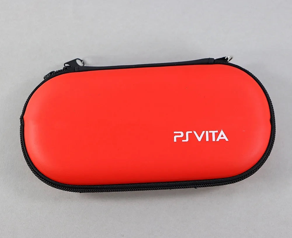 Shockproof storage bag for PSVita console in black, blue, and red colours