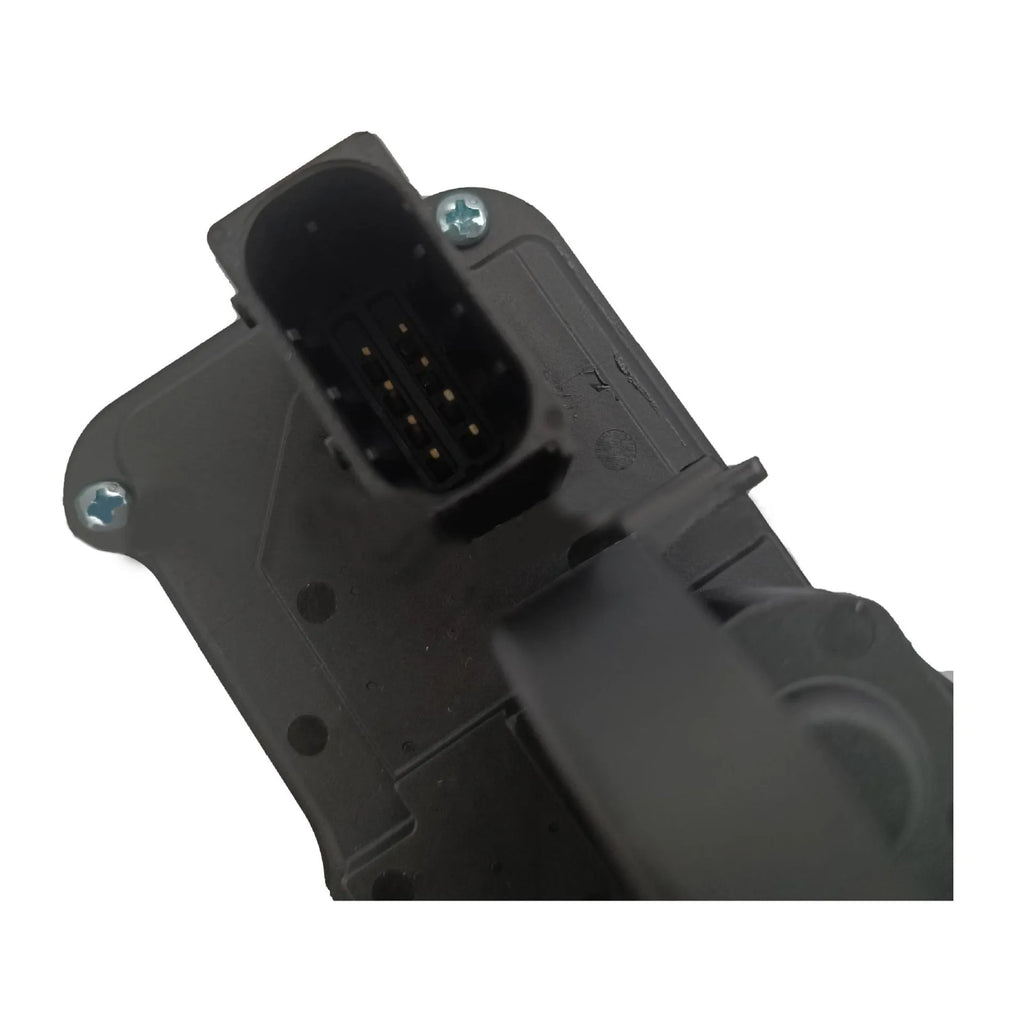 Cadillac SLS right front door lock actuator replacement part in black plastic