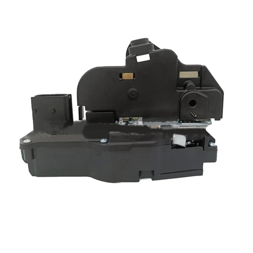 Cadillac SLS right front door lock actuator replacement part in black plastic