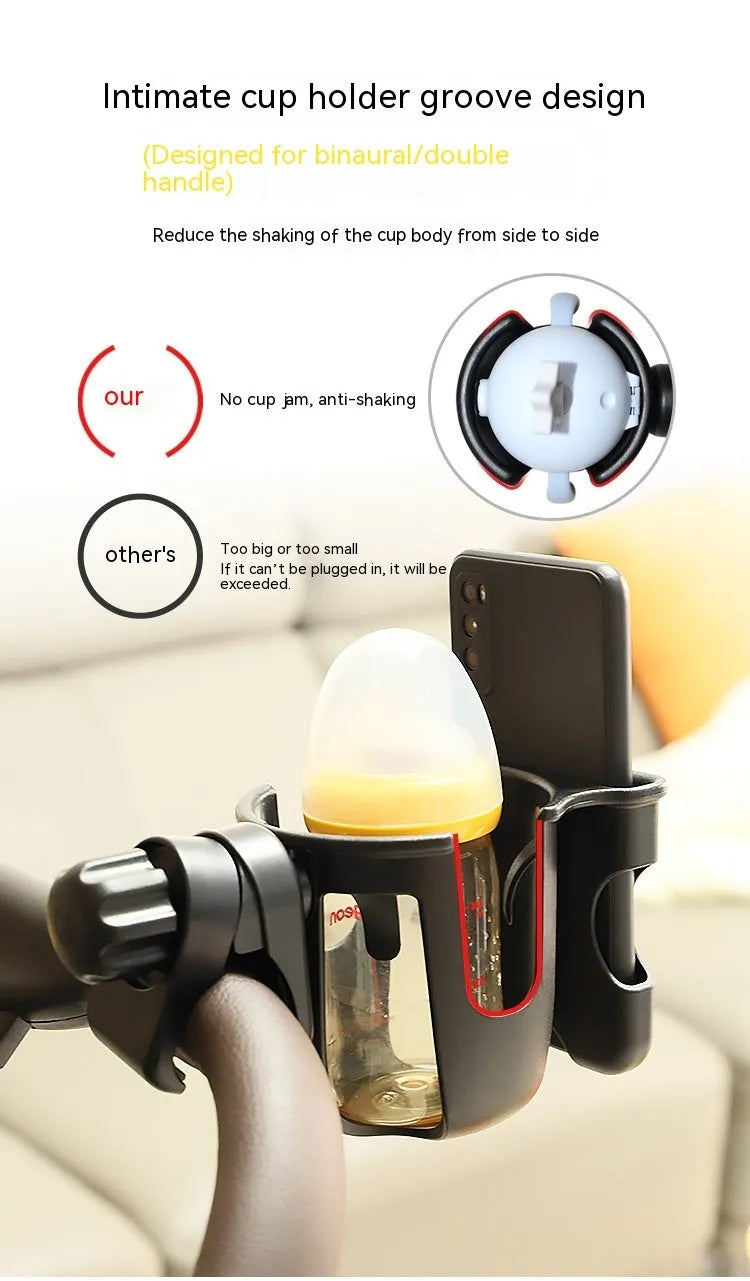 Universal electric car cup holder in black green or pink colours with removable ABS construction