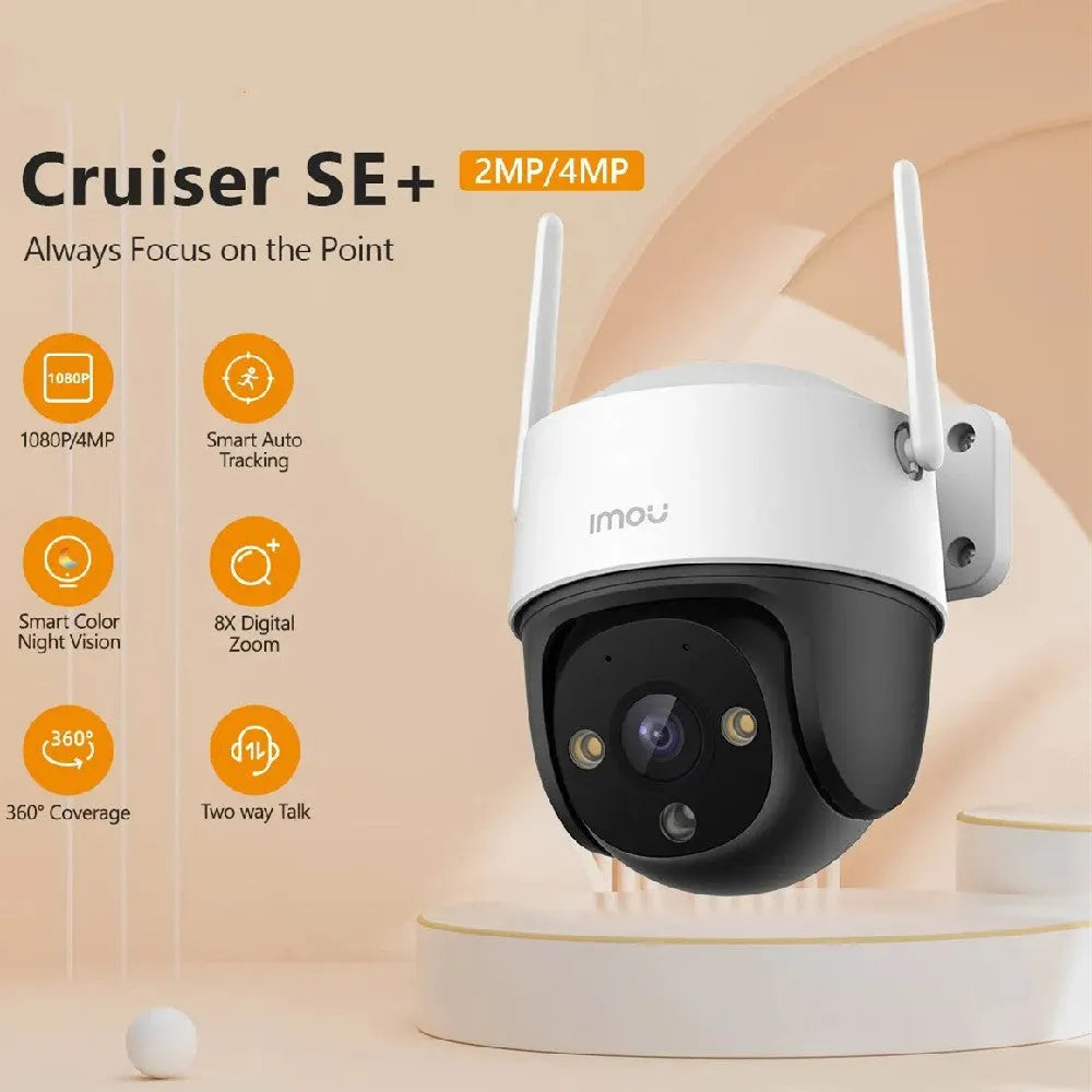 K71FT wireless 4G surveillance camera for indoor use with 1080p resolution and AI humanoid detection