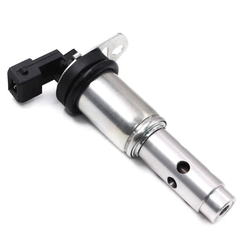Metal solenoid valve for BMW camshaft VVT system, compatible with 1, 3, and 5 Series.