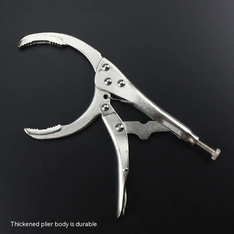 Adjustable clamp oil filter wrench tool with steel construction for 50-110mm filters