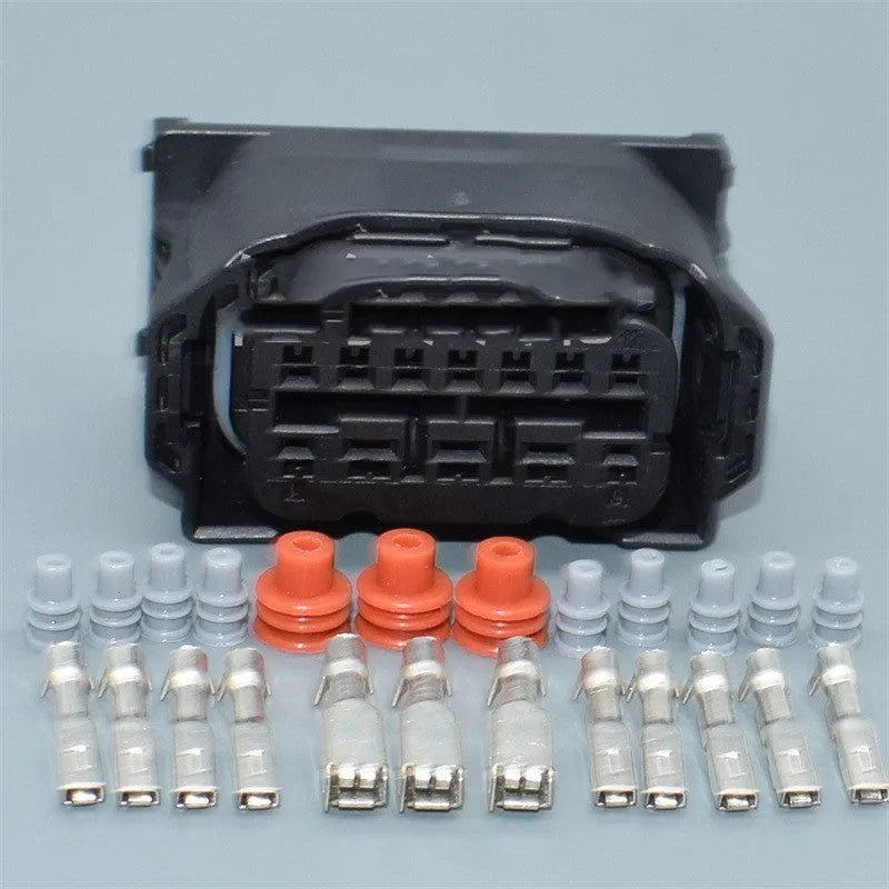 Black BMW headlight wiring plug connector for X1 E90 E92 models