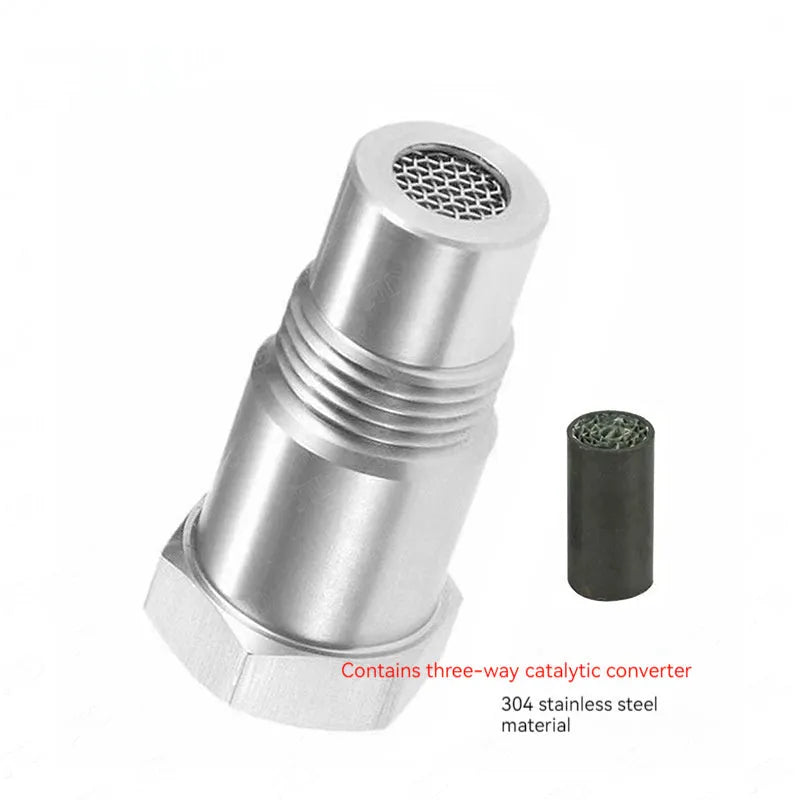 304 stainless steel oxygen sensor diagnostic adapter for OBD tools.