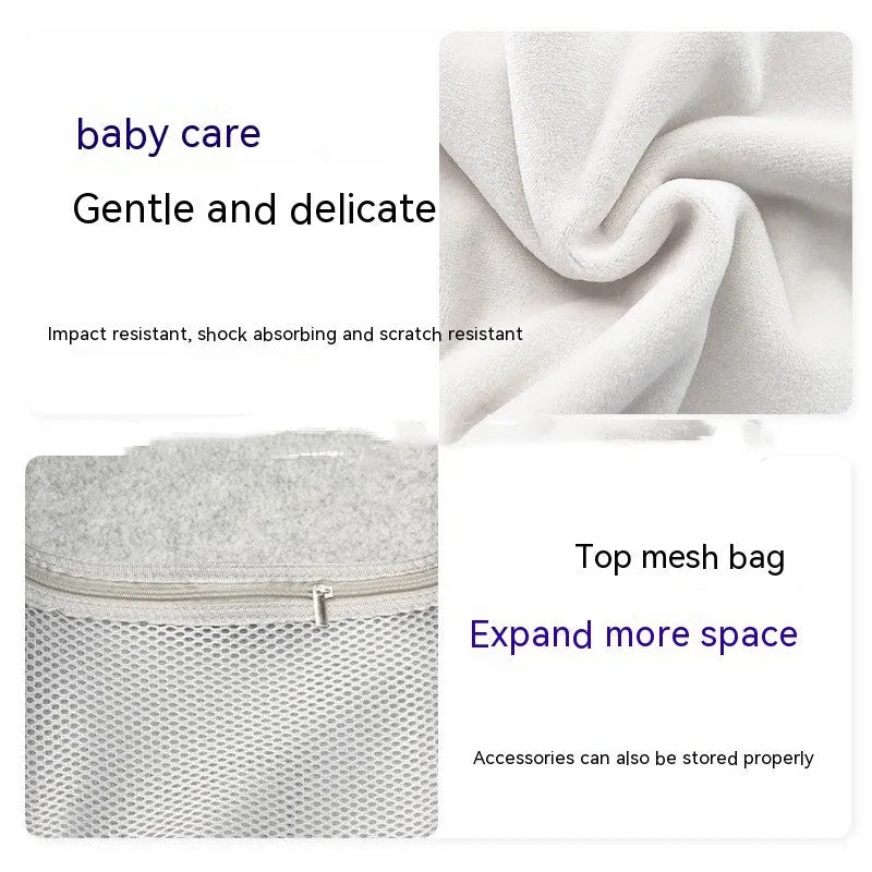 Portable felt hard case VR glasses storage bag for Meta Quest3 host and accessories, 36x23.5x17.5cm