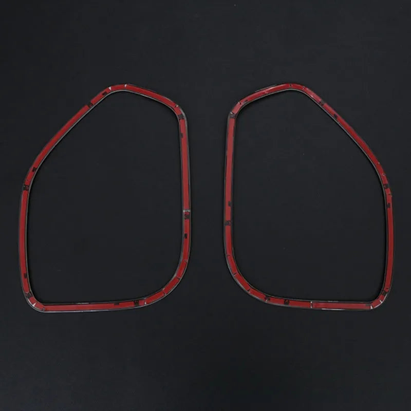 Silver 304 stainless steel audio frame trim kit for 20-22 ROOX40 car door panels