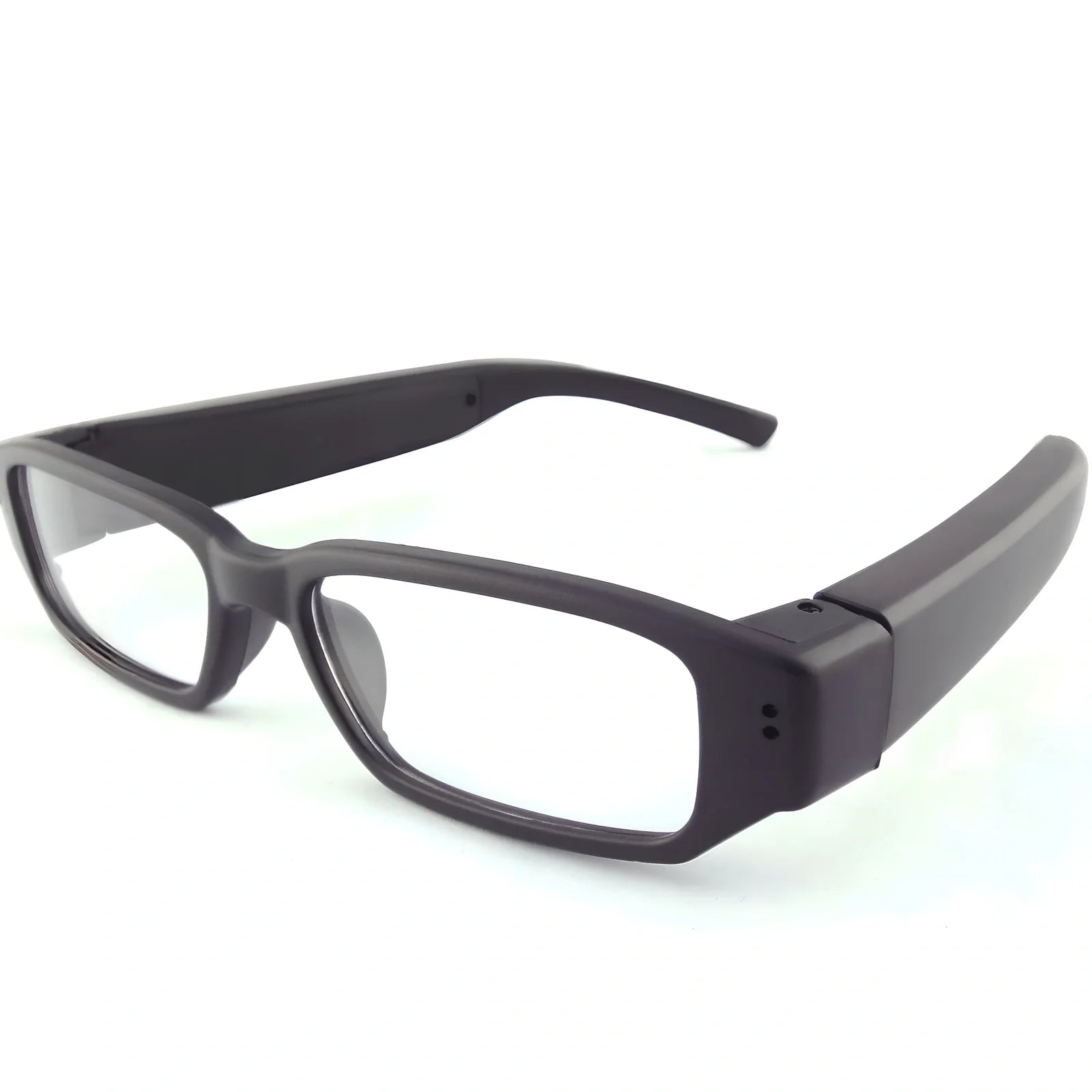 Compact 720P wireless IP camera in white ABS plastic, 9x9x12cm with IR lens for night vision and Micro SD slot, UK plug version shown