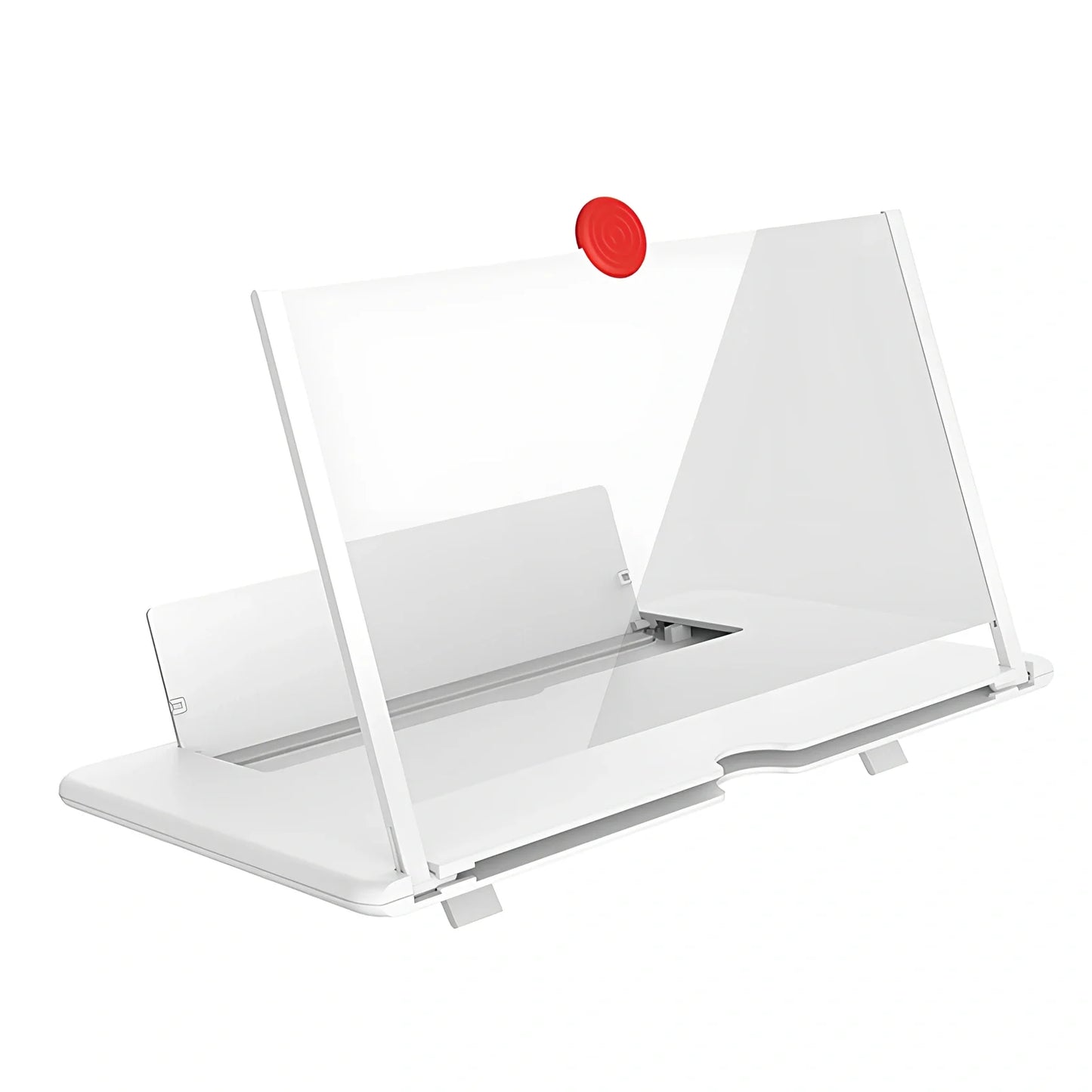 12-inch foldable mobile phone screen magnifier with 3-4x magnification in black colour