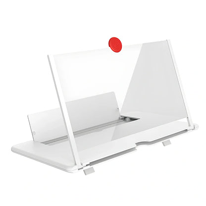 12-inch foldable mobile phone screen magnifier with 3-4x magnification in black colour