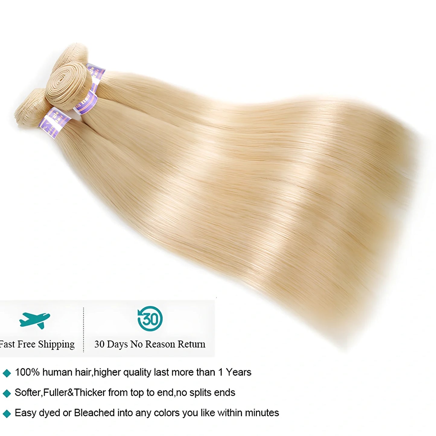 613 honey blonde straight human hair curtain wig, medium length 10-20in, clip-in for natural thinning coverage
