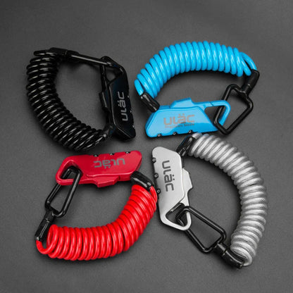 Universal Anti Theft Code Lock Rope for Motorcycle Helmet in multiple colours