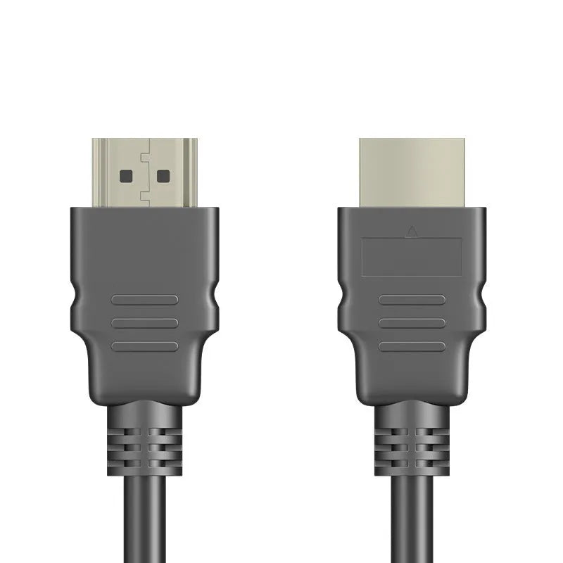 Black HDMI data cable for set-top box connections, showing connector detail.