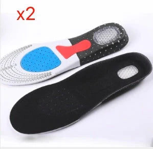 Thickened sports insole with honeycomb design for shock absorption and pain relief