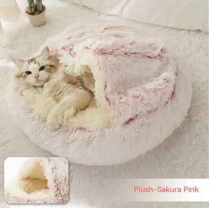 Cozy 2-in-1 Pet Bed in various colors and sizes, designed for ultimate comfort and relaxation for cats and dogs.