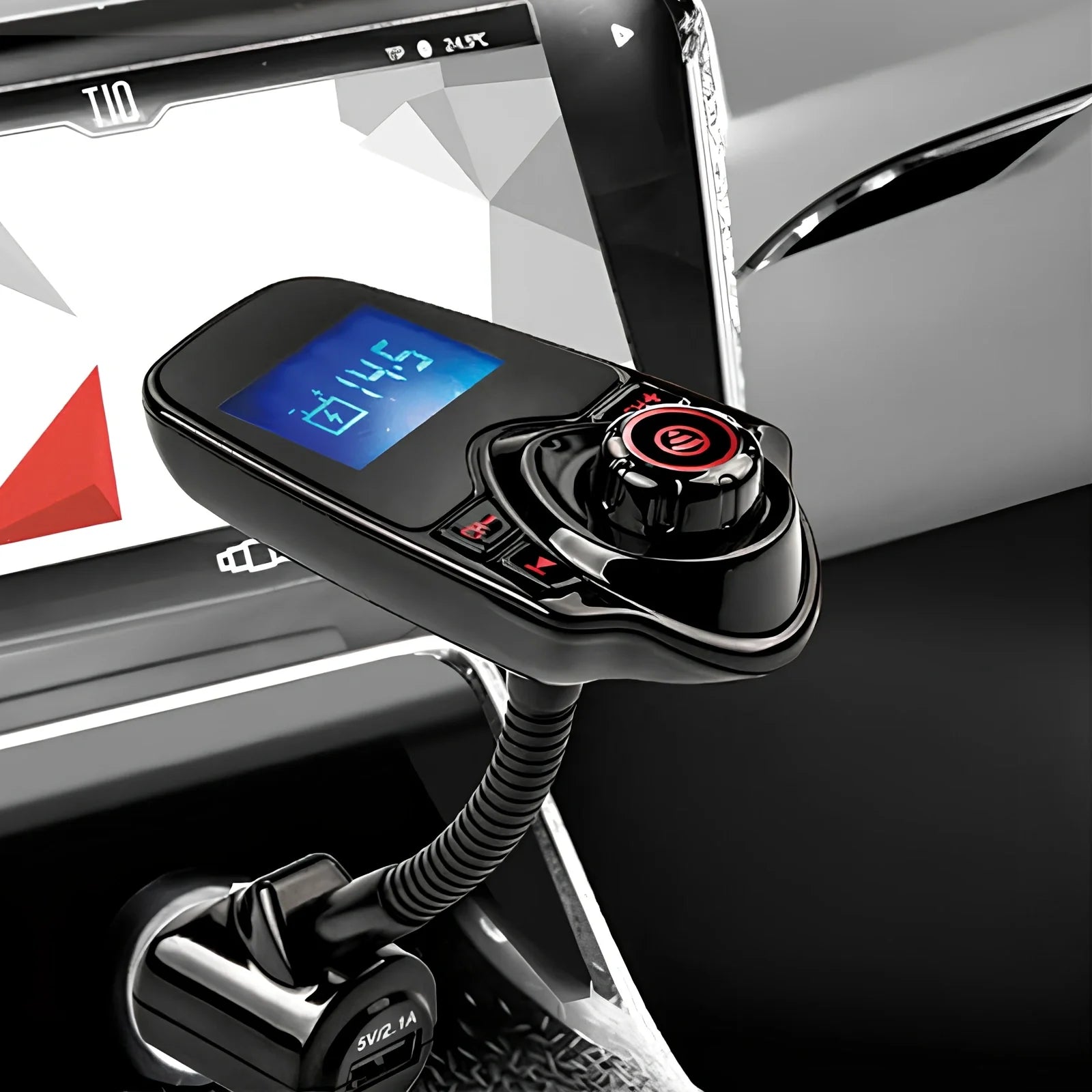 Compact black Bluetooth speaker with fabric mesh front and rubberised base, measuring 18cm wide