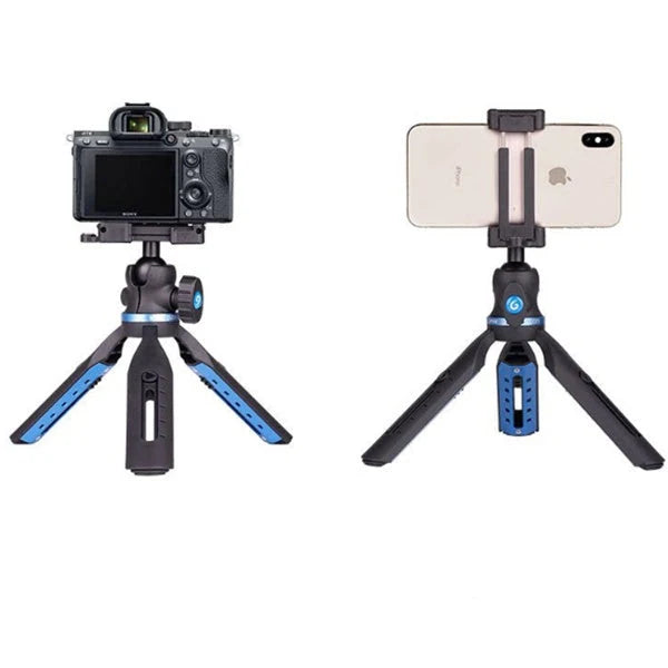Desktop tripod for mobile phones and Apple devices, black