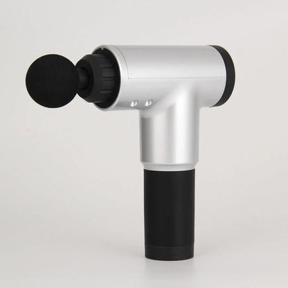 Household Electric Fascia Gun with multiple massage heads for muscle relief