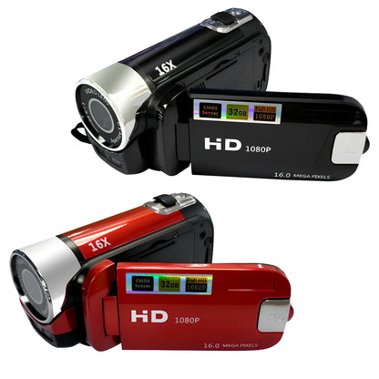 16 million pixel HD digital camera with 2.7-inch LCD screen showing image preview