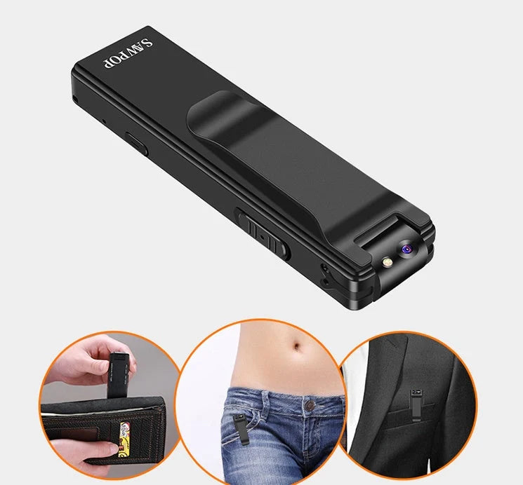 HD micro sports camera with infrared night vision for 1080P recording