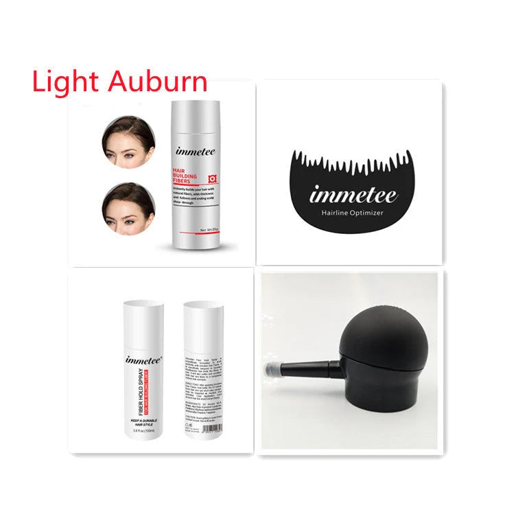 Imetee plant hair additive fibre powder for natural thinning hair coverage