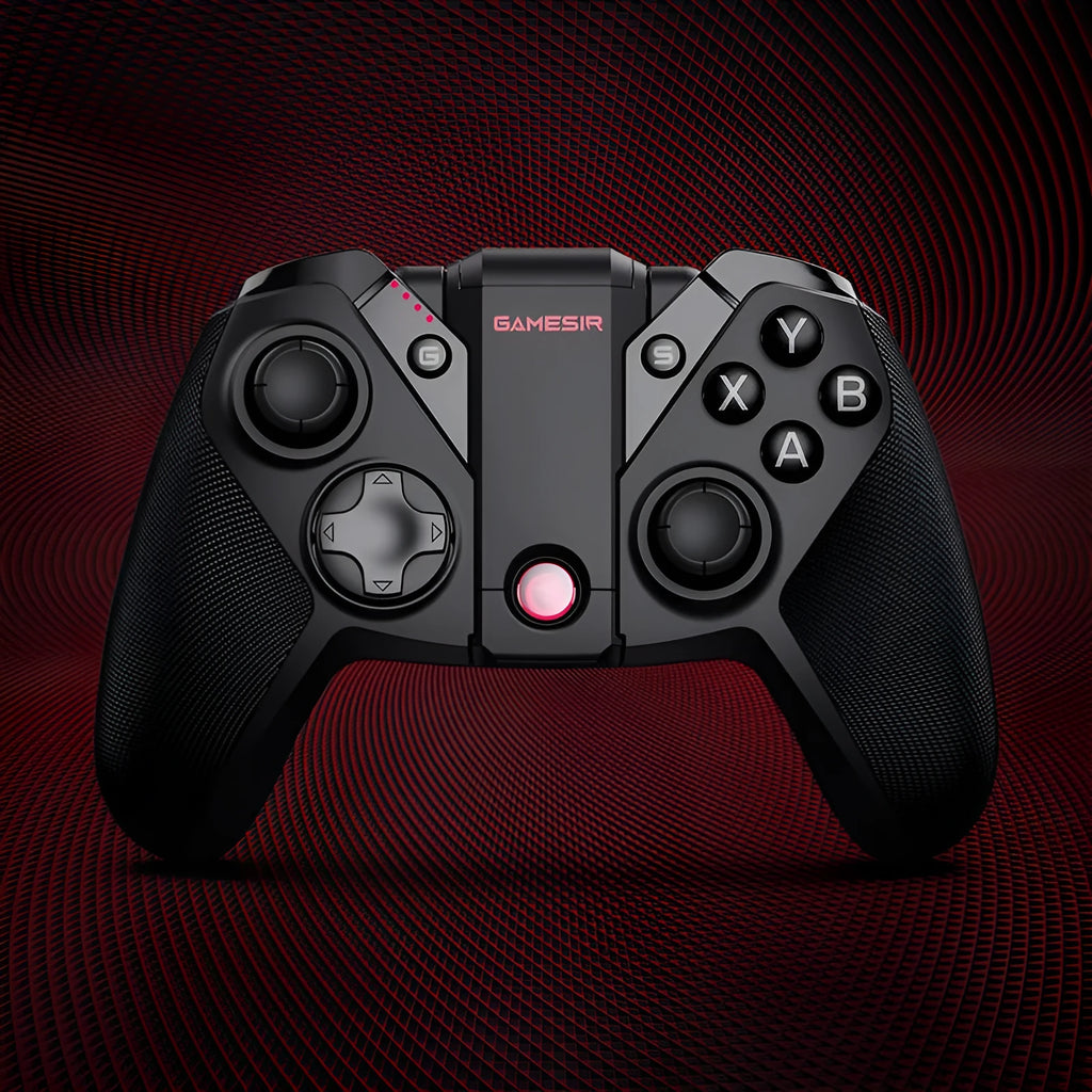 Black Gaishi chicken handle wired game controller with type-C cable