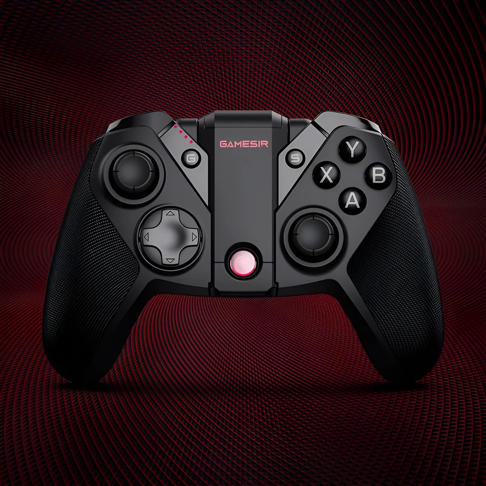 Black Gaishi chicken handle wired game controller with type-C cable