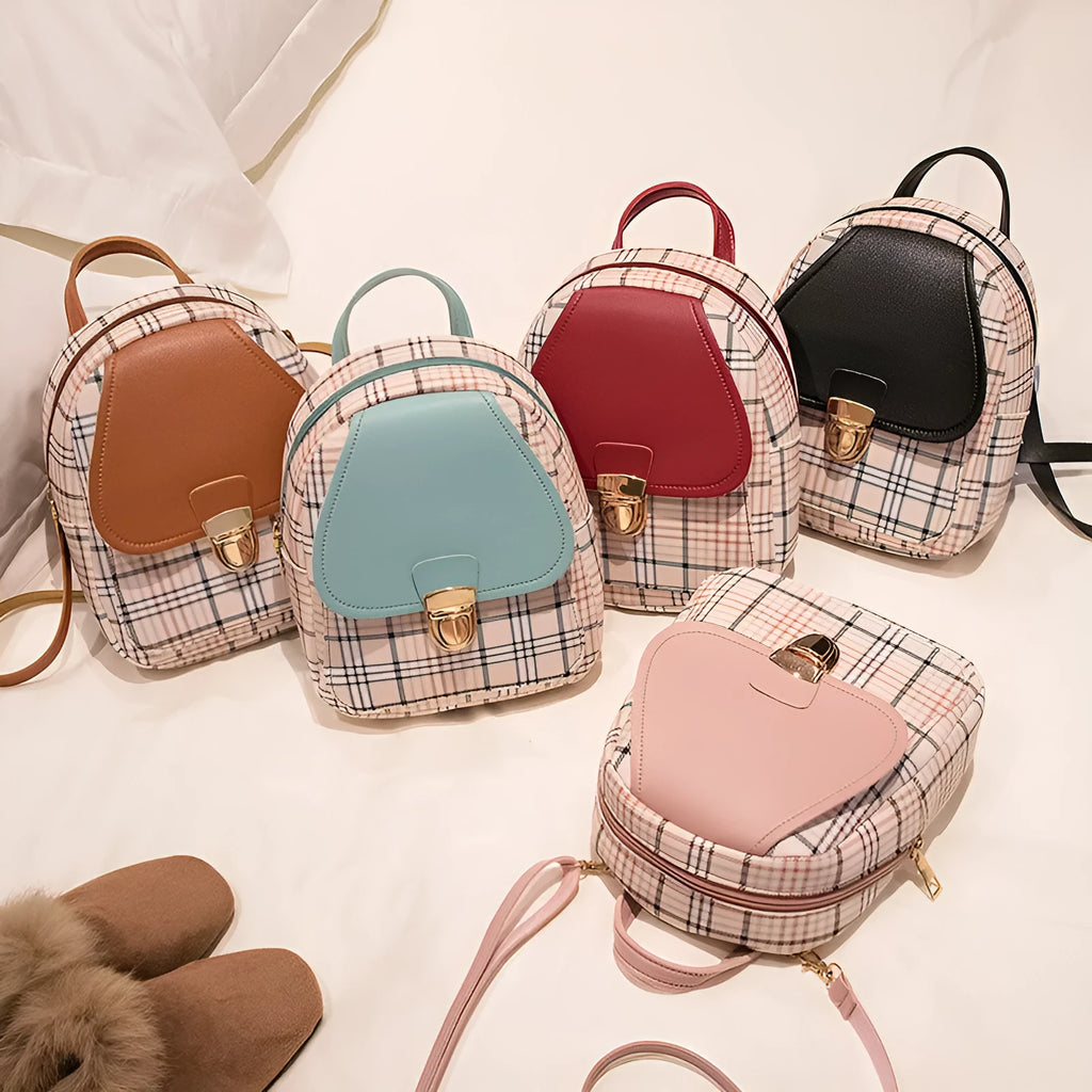 PU one shoulder diagonal phone bag in five colour options: black, blue, brown, pink, red.
