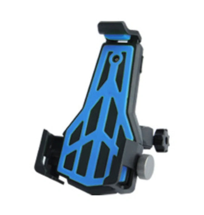 Bicycle handlebar phone holder with triangular design and 360 rotation in multiple colours