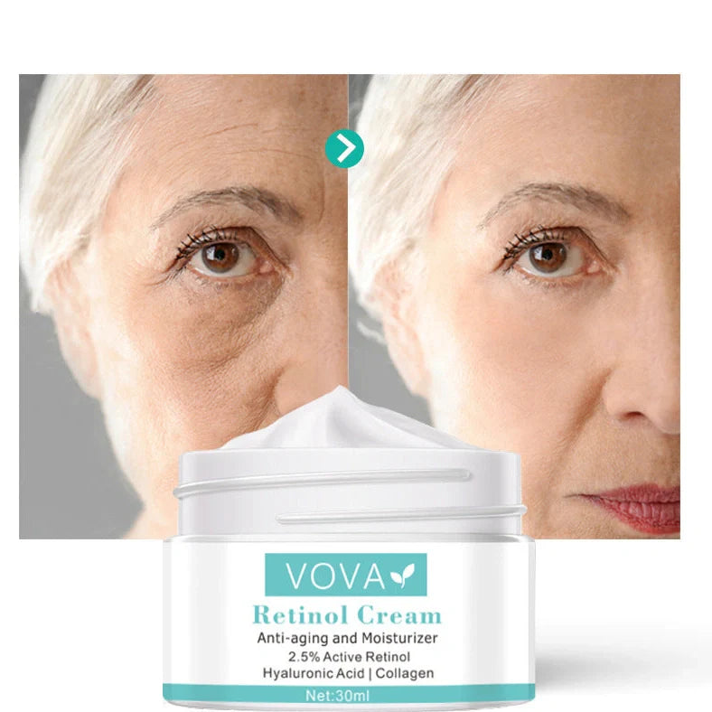 30ml collagen hyaluronic acid anti-wrinkle cream container showing 30g net content