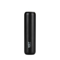 Mini portable pocket power bank 3350mAh cylindrical aluminium shell plastic casing White