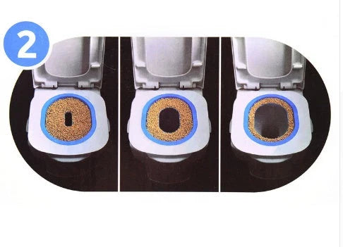 Cat toilet trainer with lighting and easy-clean trays