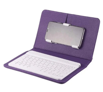 Wireless keyboard case protective cover for Bluetooth devices with compact design