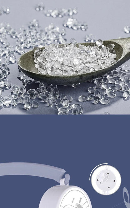 Baby crib mobile with rotating music star and soft pendants for infant development