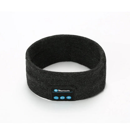 Wireless Bluetooth headband for fitness and yoga in rose red, deep blue, black, and gray