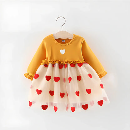 Baby girl cotton corduroy dress with bow detail in multiple colour options
