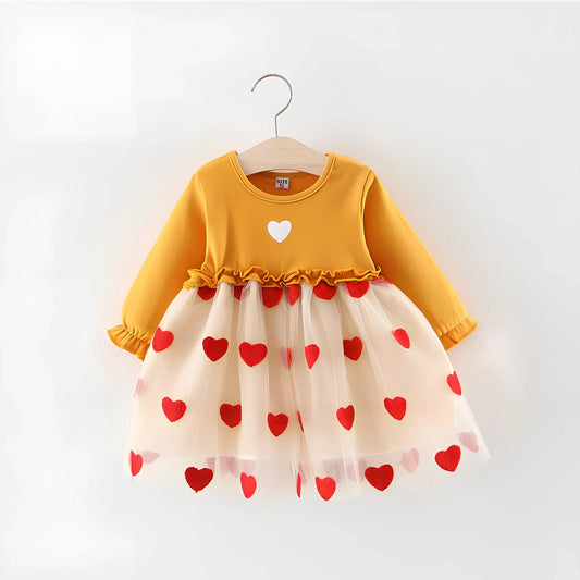 Baby girl cotton corduroy dress with bow detail in multiple colour options