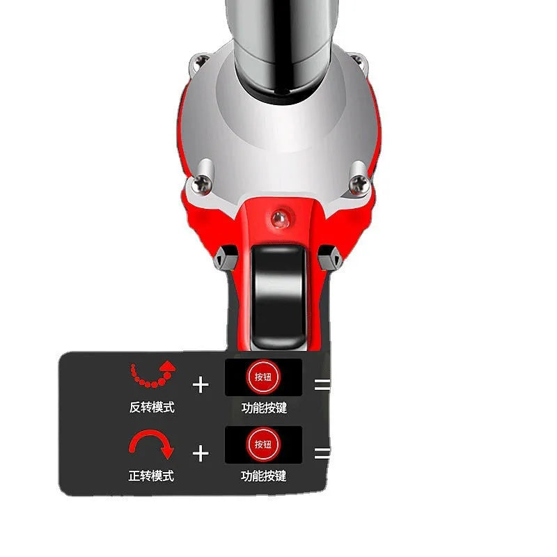 Home edition 20V cordless brushless electric wrench with lithium battery and charger