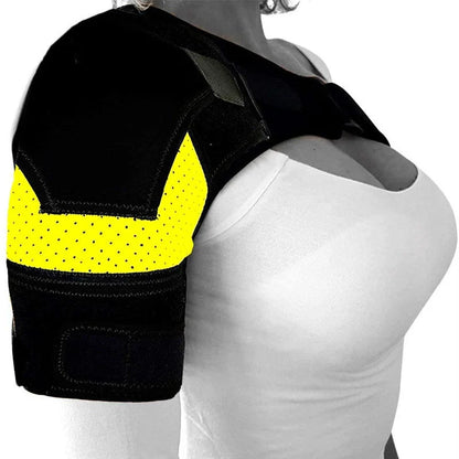 Breathable neoprene sports shoulder pads for basketball players with ice pack slots