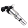 Metal solenoid valve for BMW camshaft VVT system, compatible with 1, 3, and 5 Series.